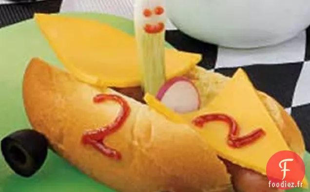 Voitures de Course de Hot-Dogs