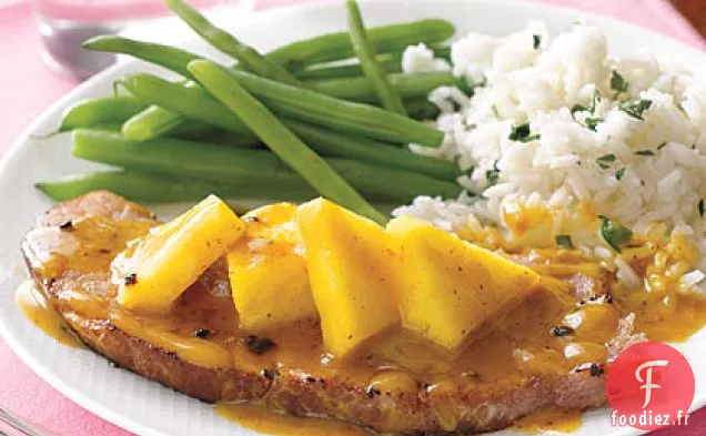 Steak de Jambon à l'Ananas