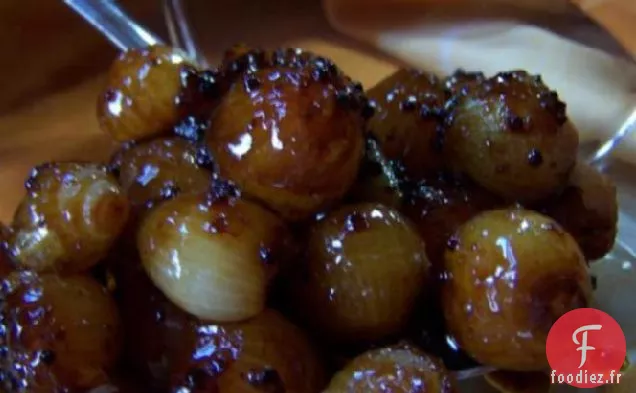 Petits Oignons Glacés au Balsamique