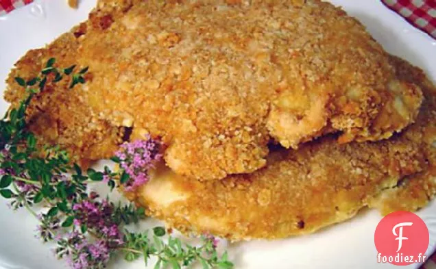 Poulet de Dijon Au Miel Croustillant