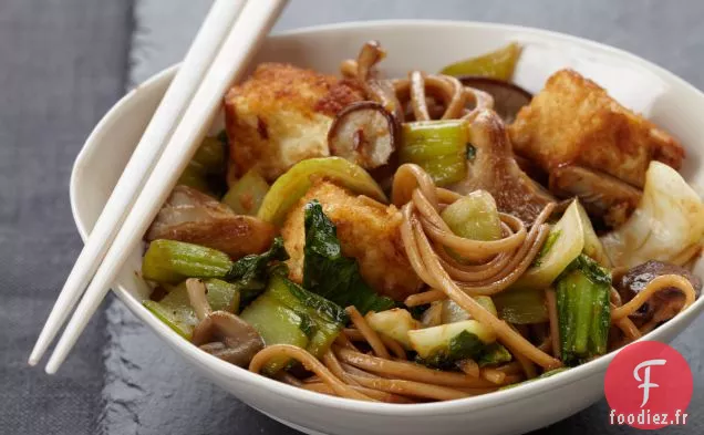Tofu Croustillant aux Nouilles