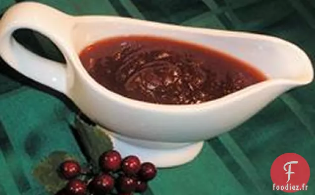 Glaçage Bordeaux aux Canneberges