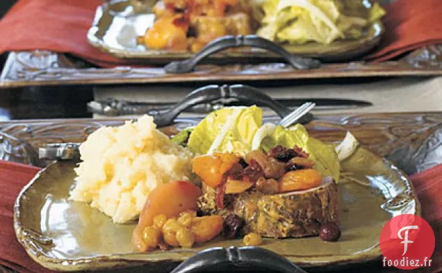 Rôti de Porc au Romarin et à la Compote de Fruits d'automne