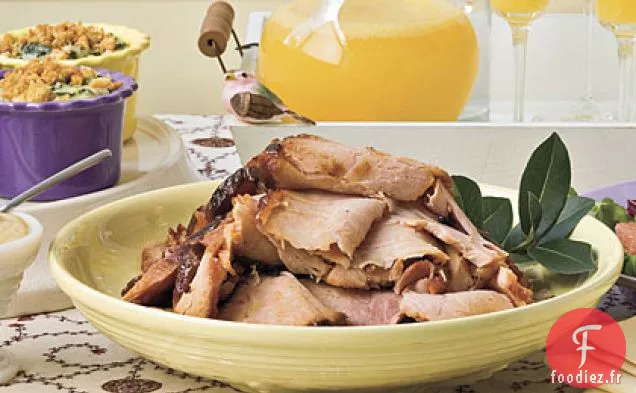 Jambon Cuit au Four à la Cassonade et au Bourbon